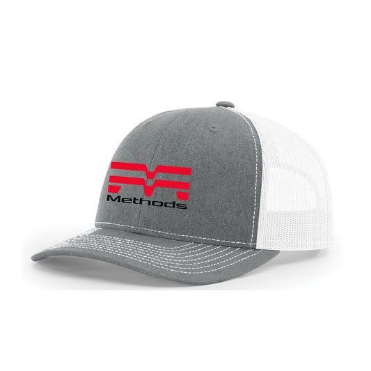 Richardson Classic Trucker Cap - Heather Grey / White