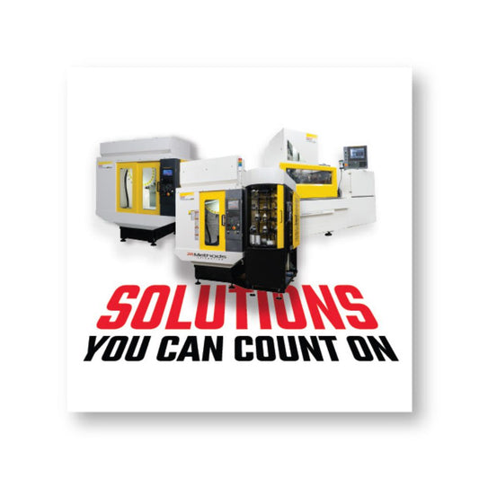 Solutions You Can Count On Sticker